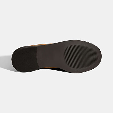 Kadın Taba Süet Deri Loafer