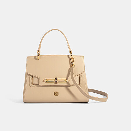 Kadın Bej Omuz Askılı El Çantası