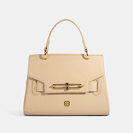 Kadın Bej Omuz Askılı El Çantası