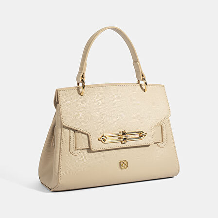 Kadın Bej Omuz Askılı El Çantası