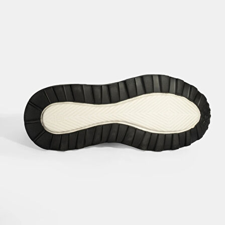 Erkek Siyah Bağcıklı Deri Spor Ayakkabı