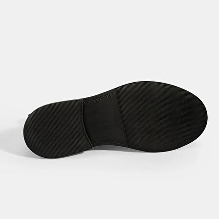 Erkek Kahve Lastikli Deri Bot