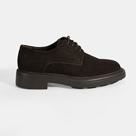 Erkek Kahve Bağcıklı Günlük Süet Ayakkabı