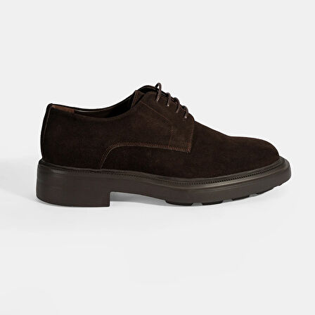 Erkek Kahve Bağcıklı Günlük Süet Ayakkabı