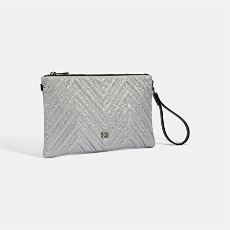 Kadın Gümüş Omuz Askılı Portföy Çanta