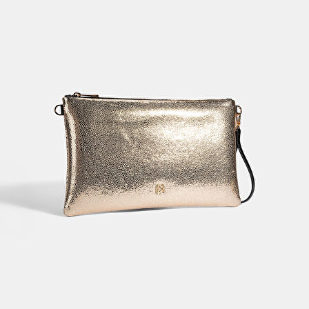 Kadın Gold Omuz Askılı Portföy Çanta