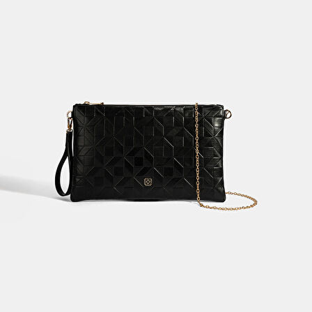 Kadın Siyah Omuz Askılı Portföy Çanta