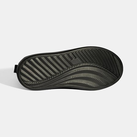 Kadın Siyah Bağcıklı Deri Sneaker