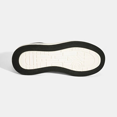 Erkek Siyah Bağcıklı Deri Spor Ayakkabı