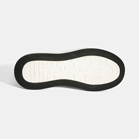 Erkek Beyaz Bağcıklı Deri Spor Ayakkabı