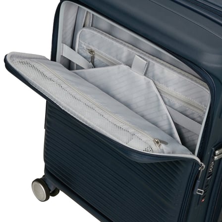Samsonite Paralux Lacivert 55/20 Körüklü Kabin Boy Sert Valiz