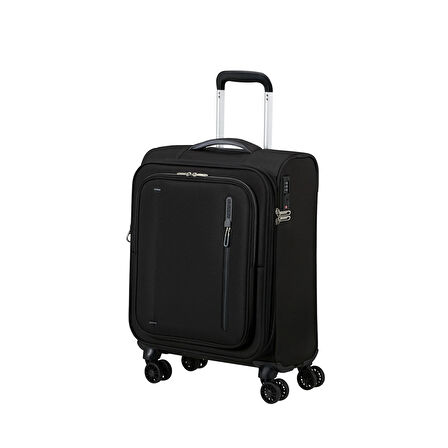American Tourister Siyah Cloudrider 4 Tekerlekli Kabin Boy Valiz 55 cm
