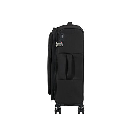 American Tourister Siyah Cloudrider 4 Tekerlekli Orta Boy Valiz 67 cm