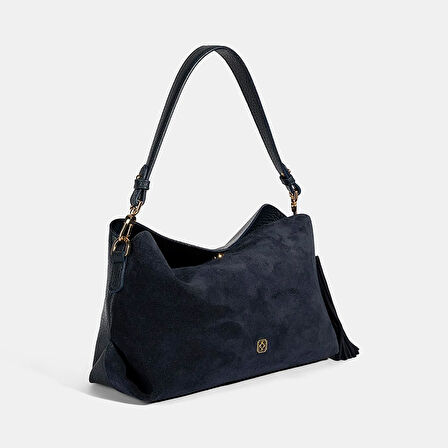 Kadın Lacivert Omuz Askılı El Çantası