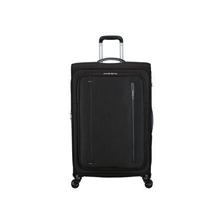 American Tourister Siyah Cloudrider 4 Tekerlekli Büyük Boy Valiz 78 cm