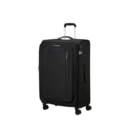 American Tourister Siyah Cloudrider 4 Tekerlekli Büyük Boy Valiz 78 cm