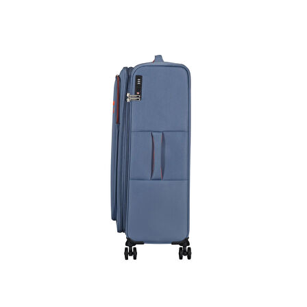 American Tourister Mavi Cloudrider 4 Tekerlekli Büyük Boy Valiz 78 cm