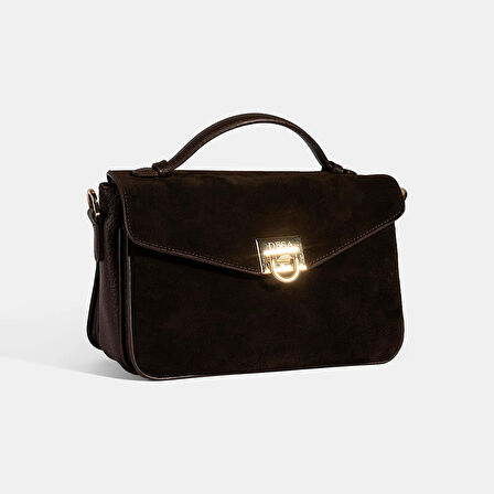 Kadın Acı Kahve Omuz Askılı El Çantası