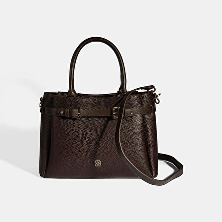 Kadın Kahve Omuz Askılı El Çantası