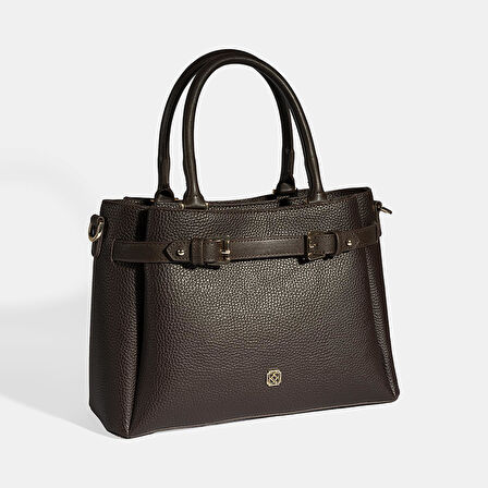 Kadın Kahve Omuz Askılı El Çantası