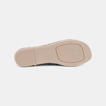 Kadın Koyu Kahve Gold Zımba Detaylı Süet Espadril