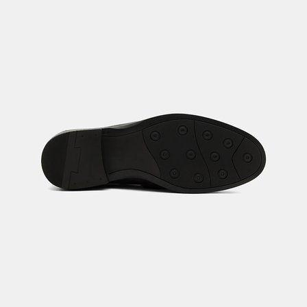 Erkek Acı Kahve Püskül Detaylı Deri Loafer