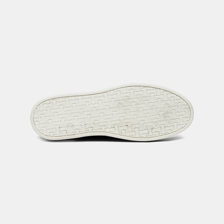 Erkek Siyah Spor Beyaz Tabanlı Deri Loafer