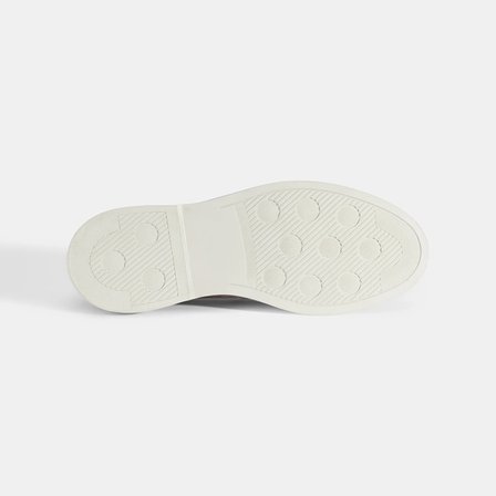 Erkek Bej Klasik Beyaz Tabanlı Süet Loafer