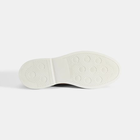 Erkek Taba Klasik Beyaz Tabanlı Süet Loafer