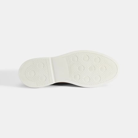 Erkek Taba Klasik Beyaz Tabanlı Süet Loafer