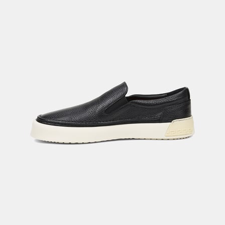 Erkek Siyah Slip-On Deri Loafer