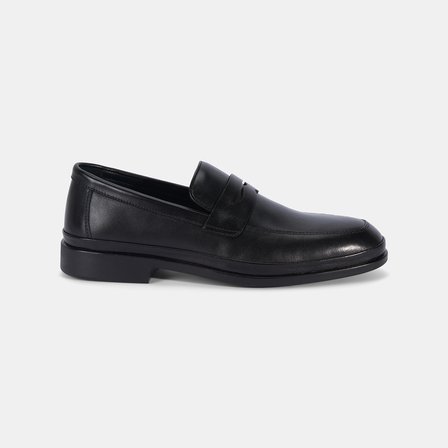 Erkek Siyah DesaComfort Deri Loafer