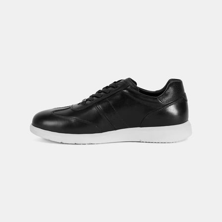 Erkek Siyah DesaComfort Deri Sneaker