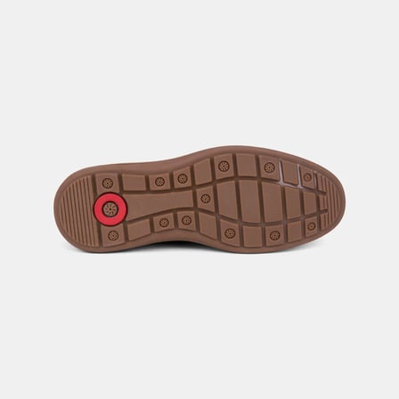 Erkek Vizon DesaComfort Bağcıklı Nubuk Deri Sneaker