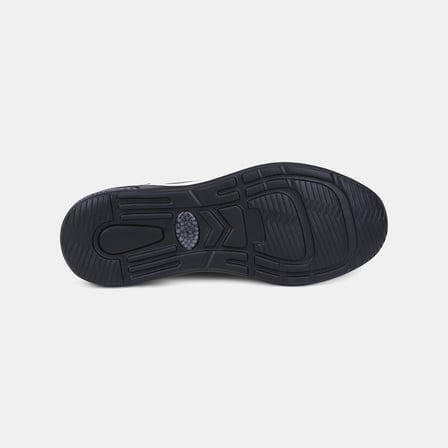 Erkek Siyah DesaComfort Lastik Bağcıklı Deri Sneaker