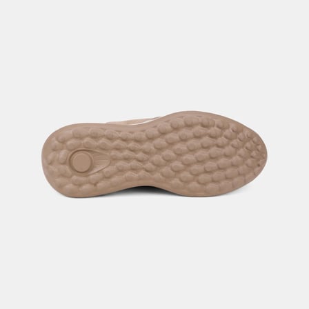 Erkek Vizon DesaComfort Bağcıklı Deri Sneaker