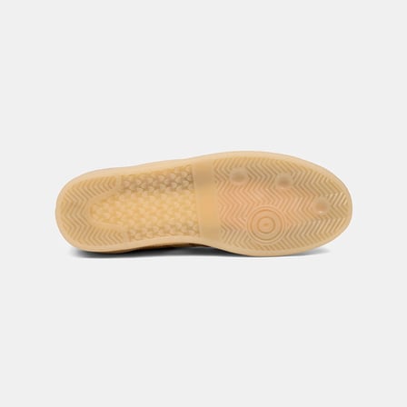 Kadın Camel Bağcıklı Metalik Şerit Detaylı Süet Sneaker