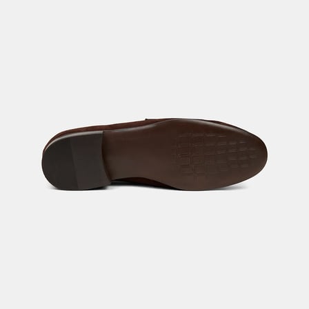 Erkek Kahve Klasik Süet Loafer