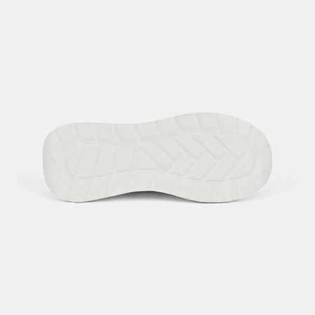 Kadın Beyaz Bağcıklı Kalın Tabanlı Deri Sneaker