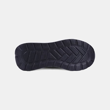 Kadın Siyah Bağcıklı Kalın Tabanlı Deri Sneaker
