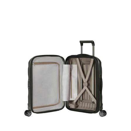 samsonite c-lite yeşil - 55/20 körüklü kabin boy valiz