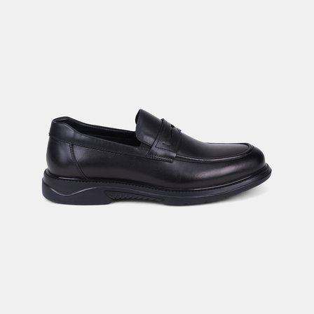 Erkek Siyah DesaComfort Günlük Deri Loafer
