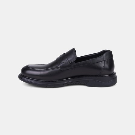 Erkek Siyah DesaComfort Günlük Deri Loafer