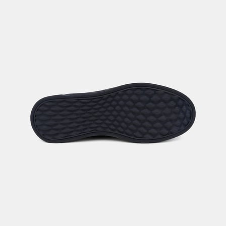 Erkek Lacivert DesaComfort Lastik Bağcıklı Günlük Deri Sneaker