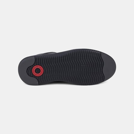 Erkek Siyah DesaComfort Bağcıklı Süet Deri Sneaker