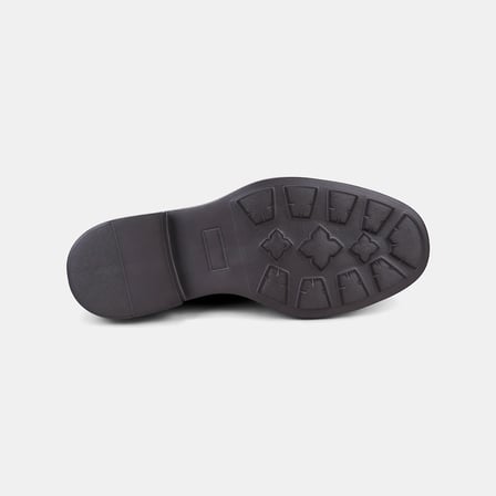 Erkek Koyu Kahve Bant Detaylı Süet Loafer