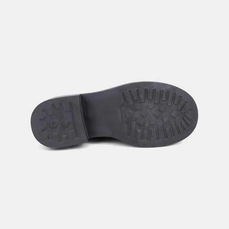 Kadın Acı Kahve Yuvarlak Burunlu Kalın Topuklu Süet Loafer