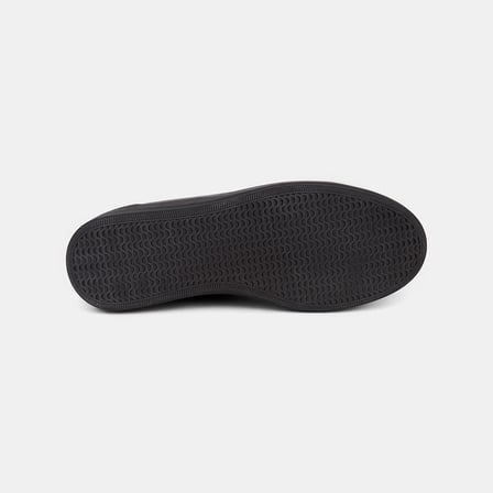 Erkek Koyu Kahve Bağcıklı Çift Dokulu Nubuk Deri Sneaker