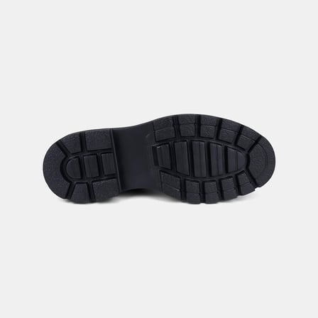 Erkek Siyah Yüksek Tabanlı Deri Chelsea Bot