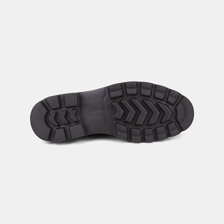Erkek Kahve Bağcıklı Brogue Detaylı Deri Klasik Ayakkabı